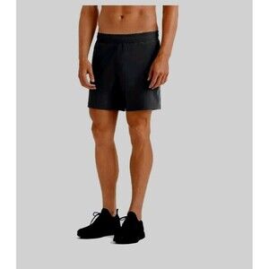 Rhone Men's Black Versatility Athletic Gym Lined 7" Shorts Size Small